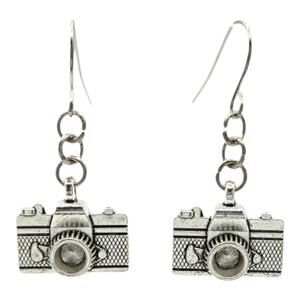 Camera Dangle Earrings | Fun Photographer Jewelry
